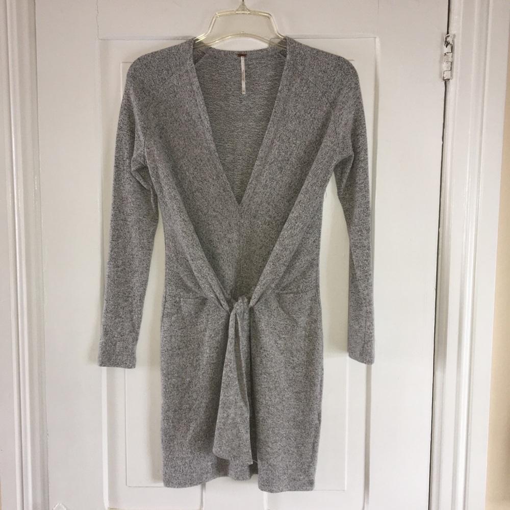 Free People Ginger Cozy Tie-Front Dress - Picture 4 of 16